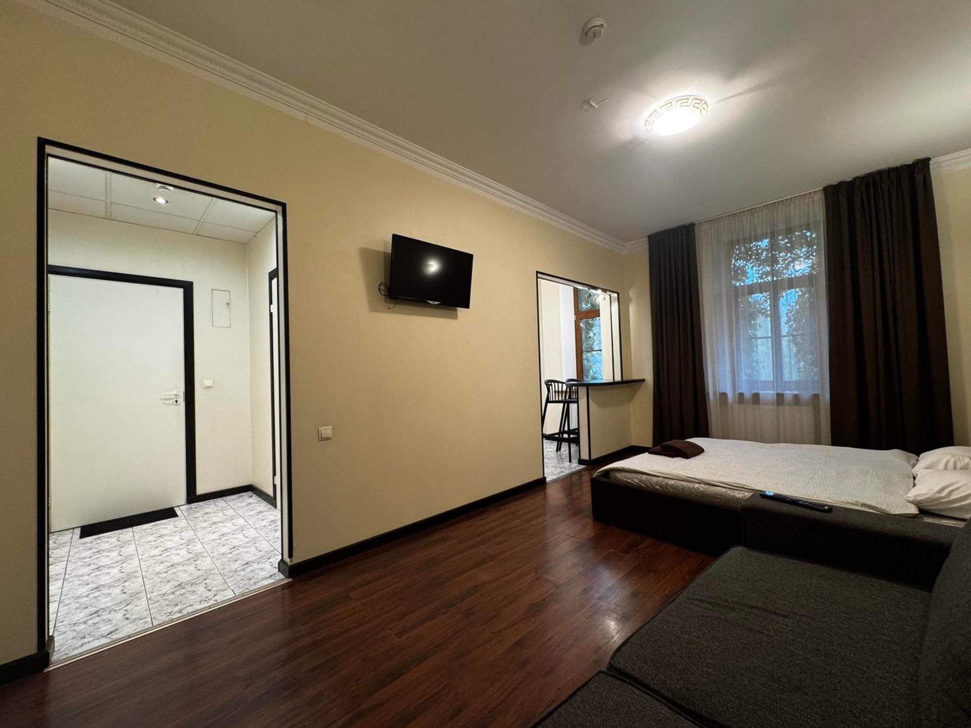 Aparthotel Рига Екстериор снимка A room at the hotel