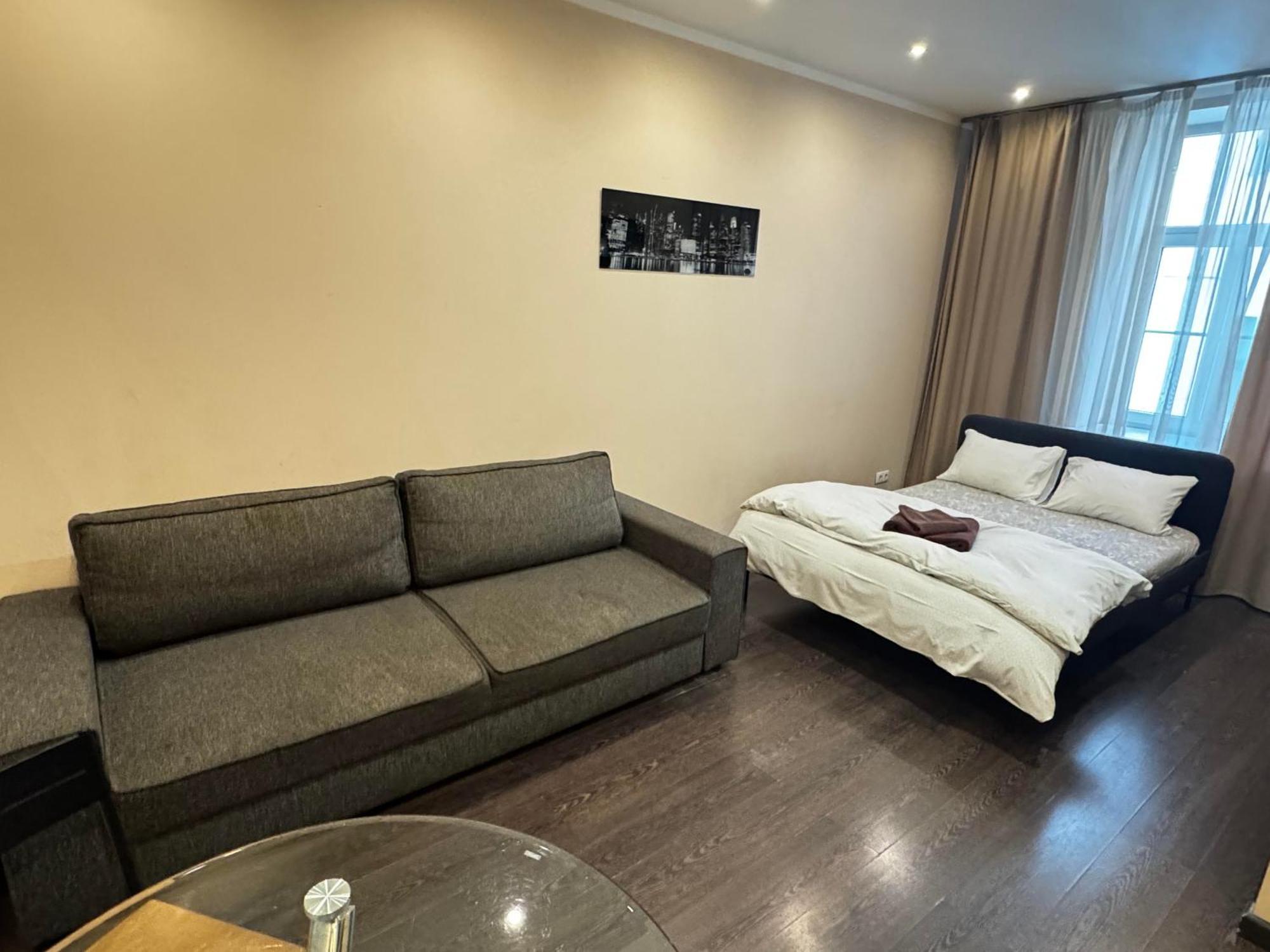 Aparthotel Рига Екстериор снимка A studio apartment in Moscow, Russia